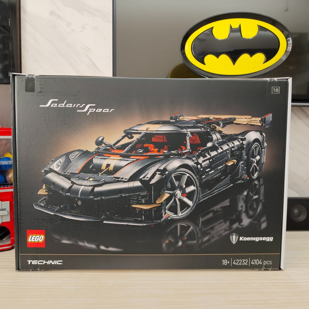 【林口吳凱文∣14000】全新 LEGO 42232 樂高 科尼賽克 Koenigsegg Sadair＇s 超跑-細節圖2