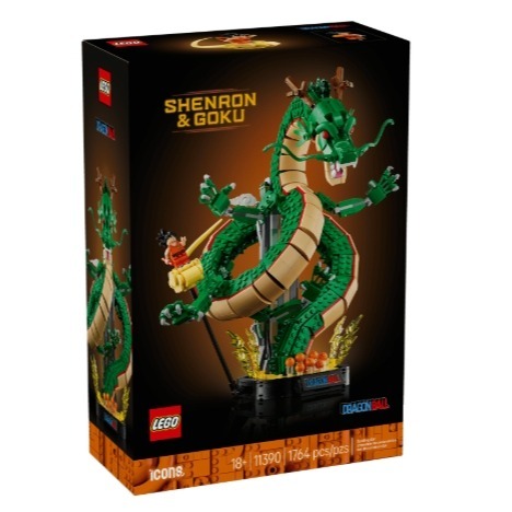 【林口吳凱文∣4200】全新 LEGO 11390 樂高 七龍珠 神龍 悟空 Dragon Ball Goku