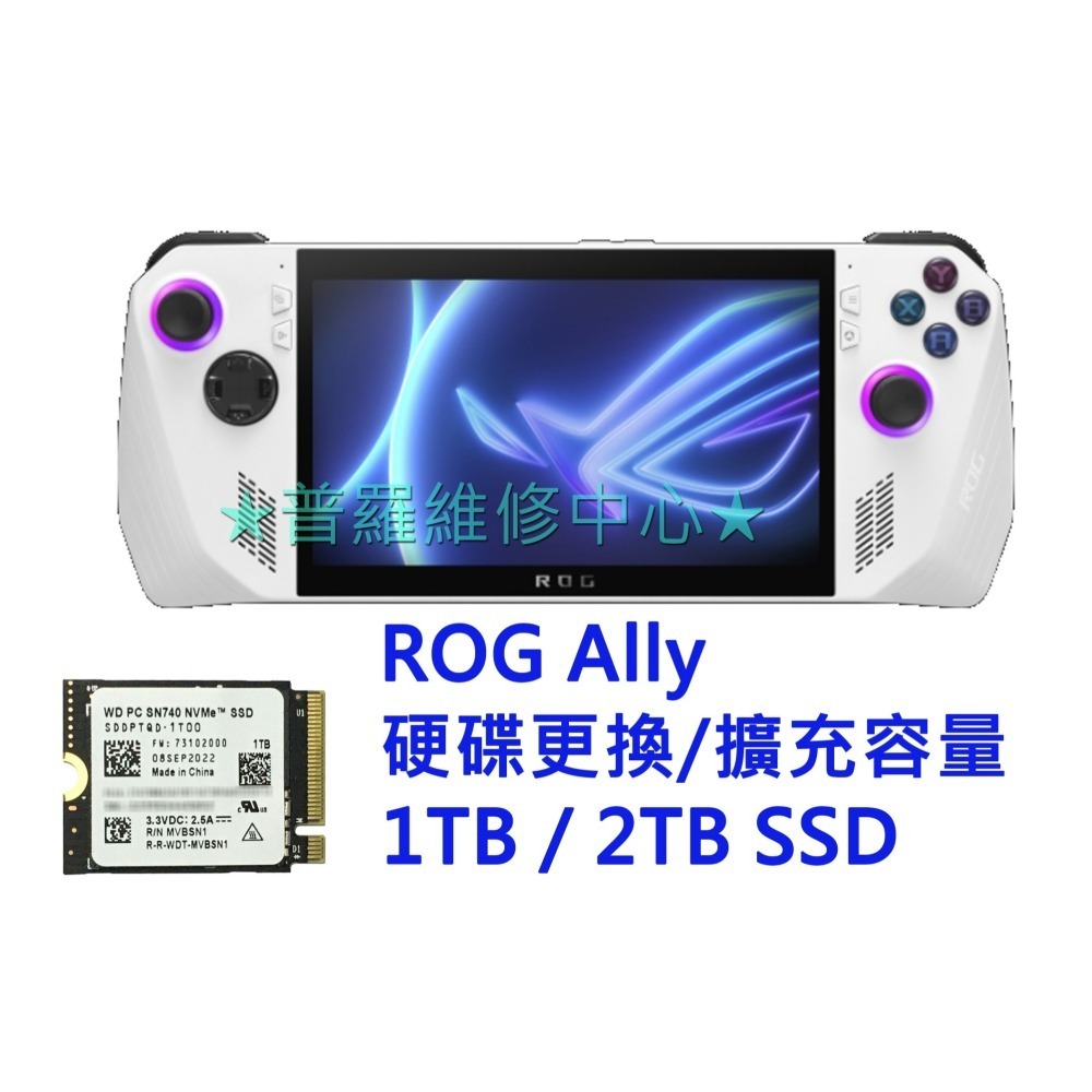 台灣現貨WD SN740 1TB 2TB 2230 SSD 全新固態硬碟 Steam deck ROG Ally-細節圖4