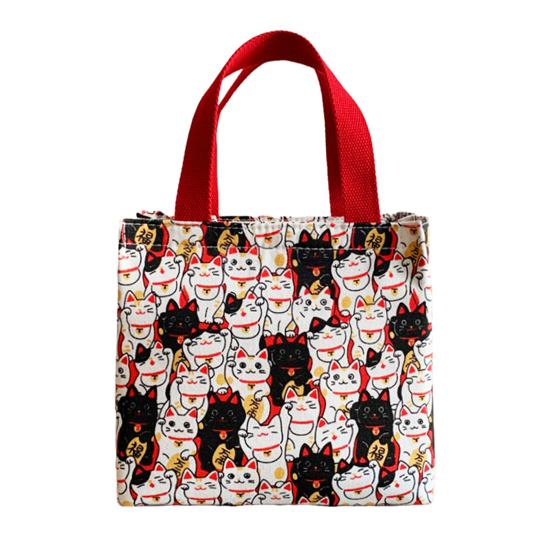 便當袋  飯盒袋子 便當保溫袋 防水防油大容量飯盒袋 飲料提袋 保溫袋-細節圖5