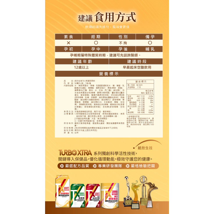 統欣生技 TX 燕窩膠原蛋白飲(7入/盒)-細節圖9