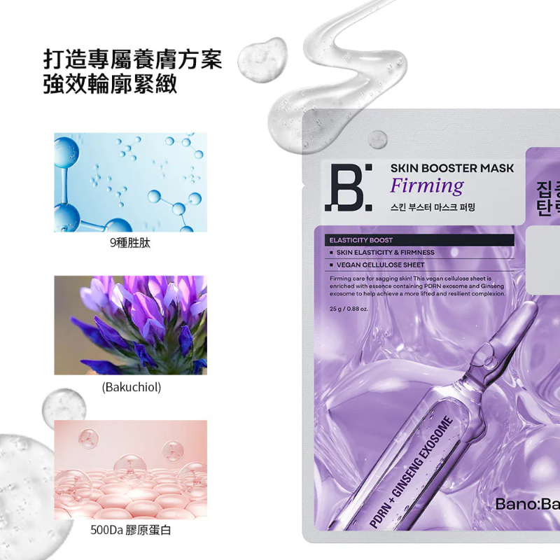 BANOBAGI賦活PDRN外泌體 輪廓緊緻面膜(5片)-細節圖7