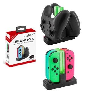 【八米蔚藍電玩】任天堂 NS Switch Oled DOBE joycon pro手把 充電 充電底座 手把充電器-細節圖3