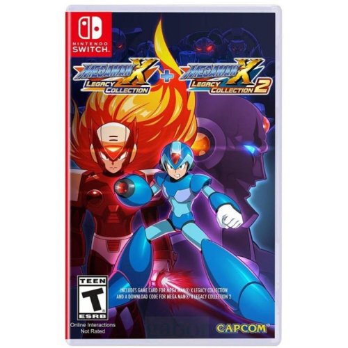 【八米蔚藍】任天堂 NS Switch 洛克人X MEGAMAN X 週年紀念合集 1 + 2 英日文