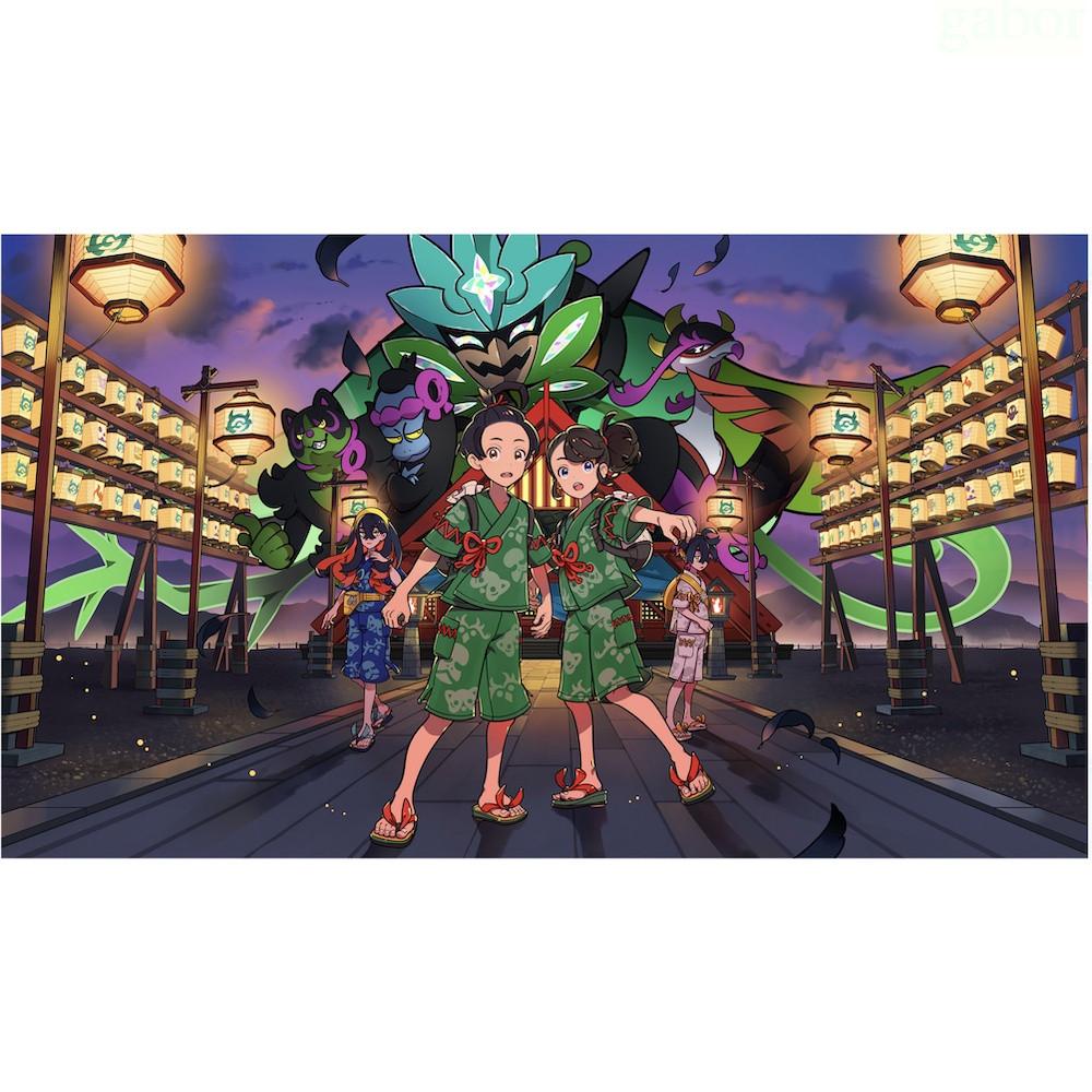 【八米蔚藍】任天堂 NS Switch 寶可夢 朱紫＋零之秘寶 朱 紫 中文版-細節圖2