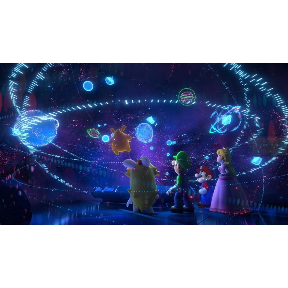 【八米蔚藍】NS Switch 瑪利歐+瘋狂兔子 希望之星 宇宙版 黃金版 中文版-細節圖4