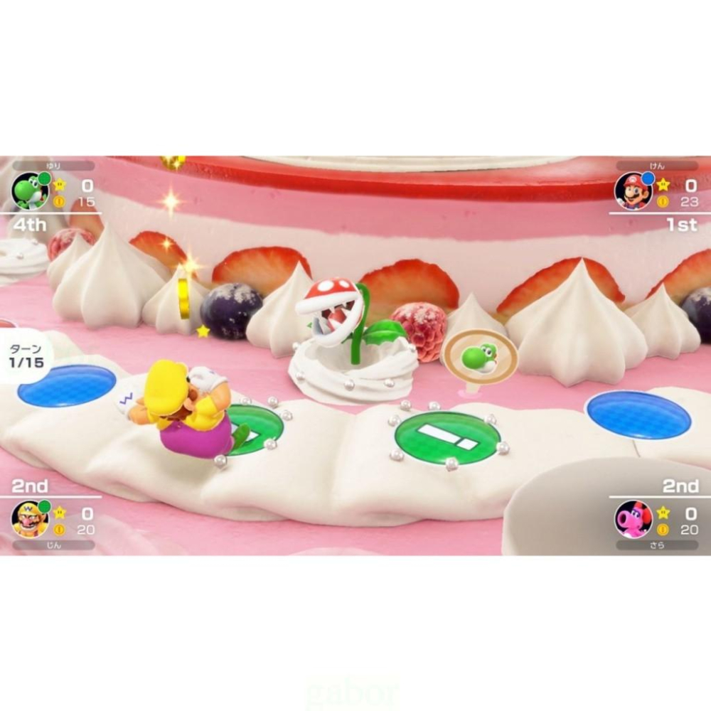 【八米蔚藍】任天堂 NS Switch 瑪利歐派對 超級巨星 瑪利歐 中文版-細節圖3