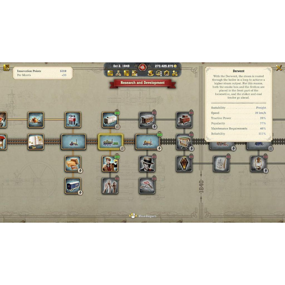 【八米蔚藍】任天堂 NS Switch 鐵路帝國2 中文版  Railway Empire 2-細節圖3