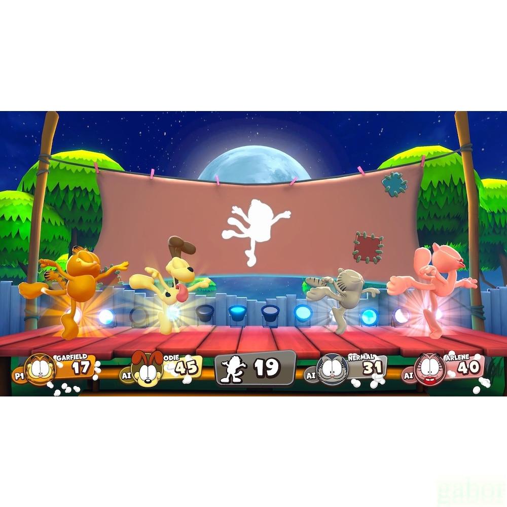 【八米蔚藍】NS Switch 加菲貓千層麵派對 中文版-細節圖9