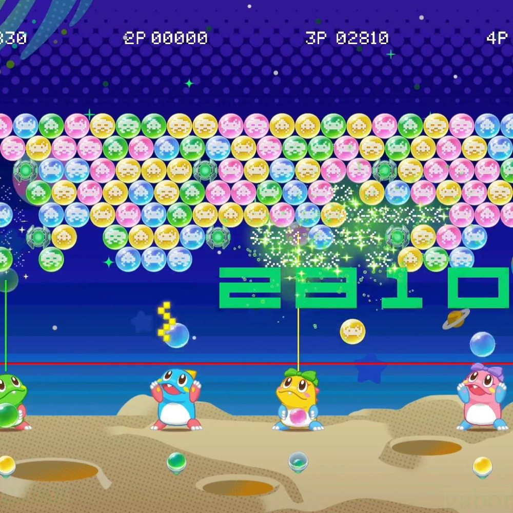 【八米蔚藍】任天堂 NS Switch 益智泡泡龍 一起泡泡戰 中文版-細節圖2