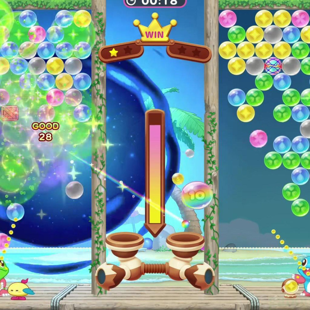 【八米蔚藍】任天堂 NS Switch 益智泡泡龍 一起泡泡戰 中文版-細節圖4