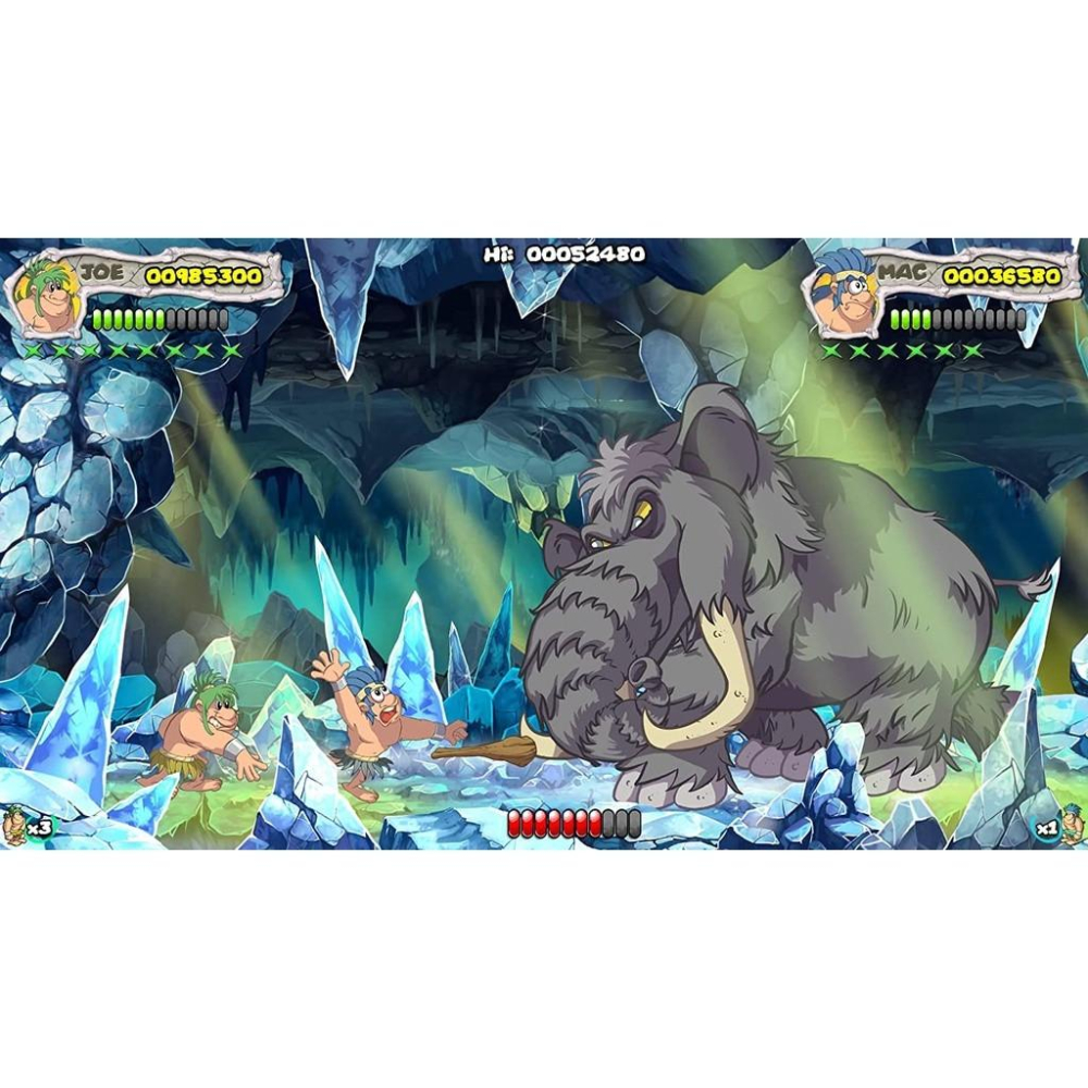 【八米蔚藍】任天堂 NS Switch 新戰鬥原始人：穴居忍者 中文版-細節圖2