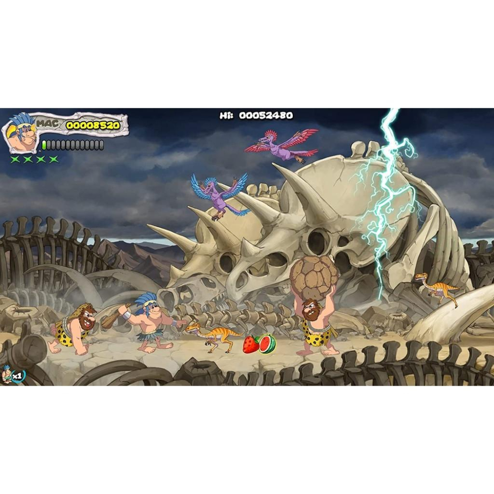 【八米蔚藍】任天堂 NS Switch 新戰鬥原始人：穴居忍者 中文版-細節圖3