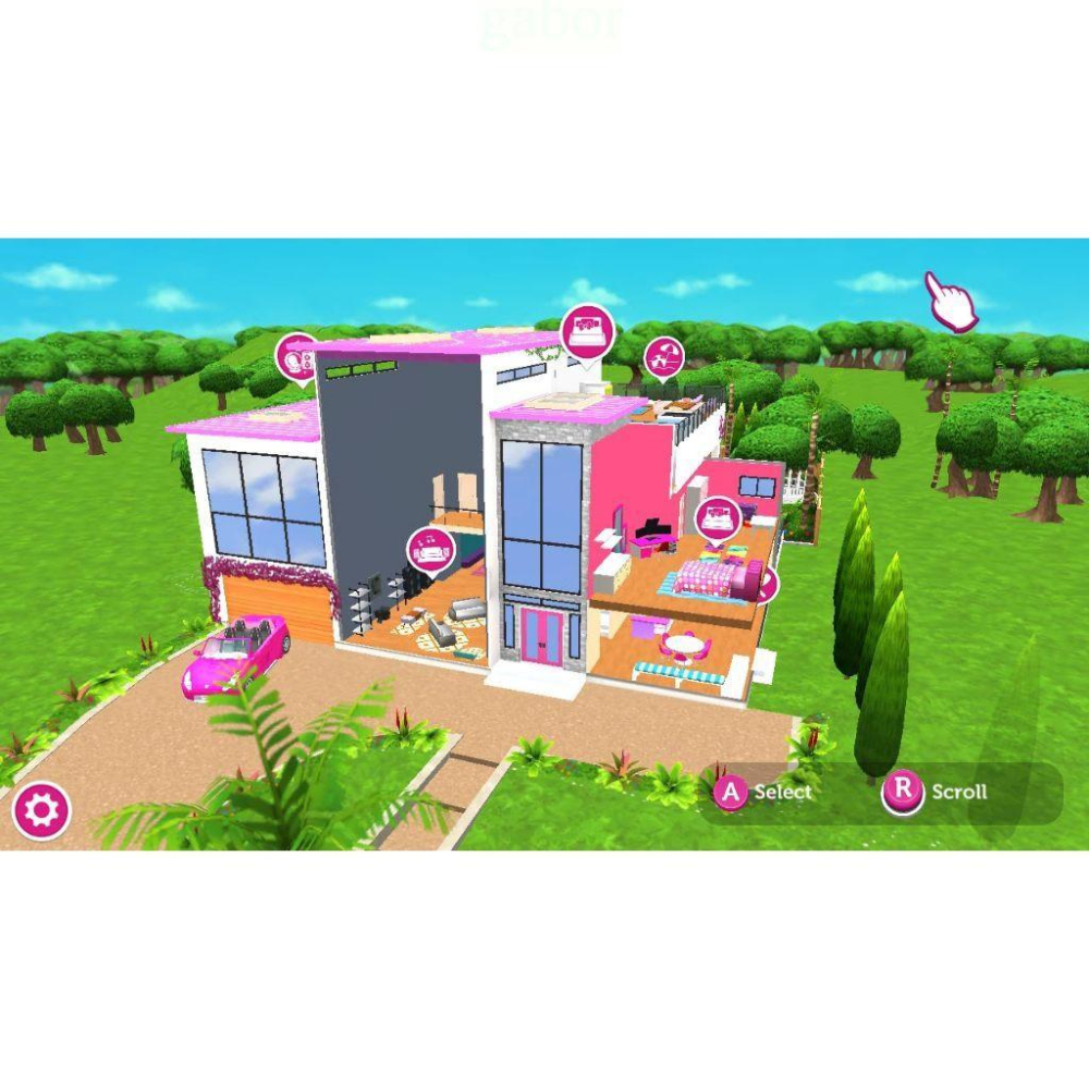 【八米蔚藍】任天堂 NS Switch 芭比夢幻屋冒險旅程 中文版-細節圖2