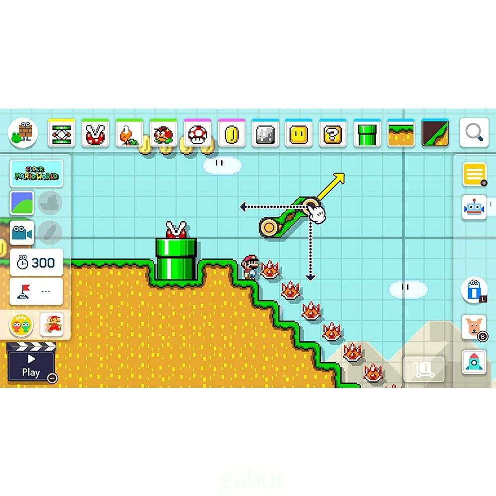 【八米蔚藍】任天堂 NS Switch 超級 瑪利歐 創作家 2 Super Mario Maker 2 中文版-細節圖3