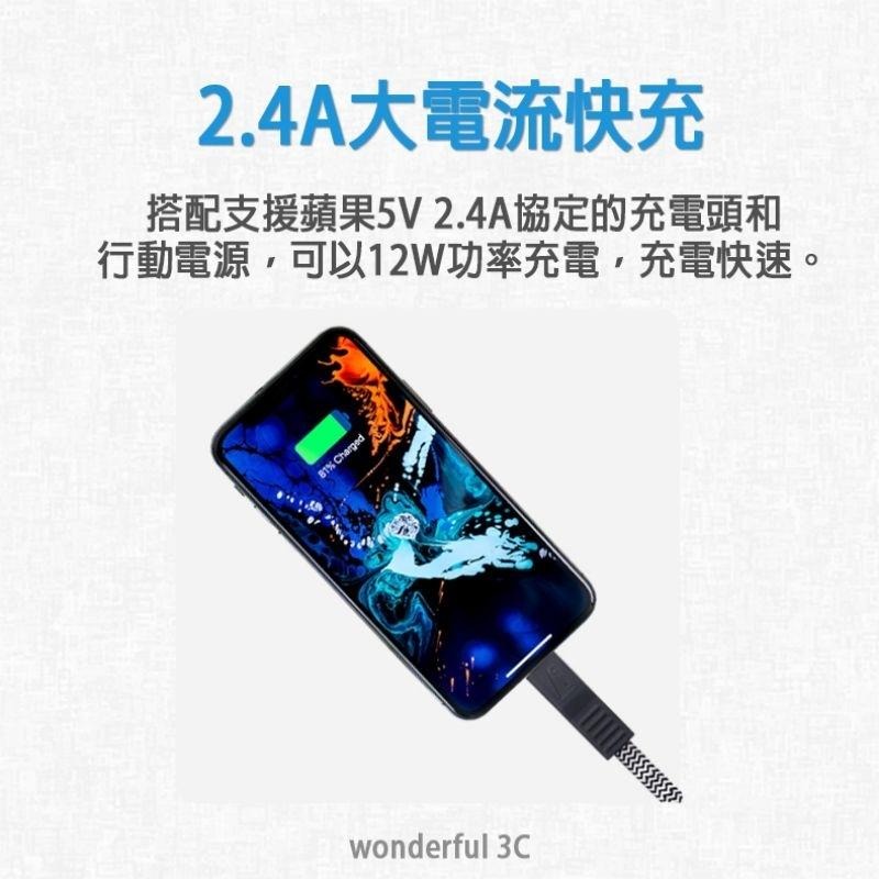 Lander MFI 原廠認證 Lightning 充電線 編織線 傳輸線 快充線 iPhone11 Pro Max-細節圖9