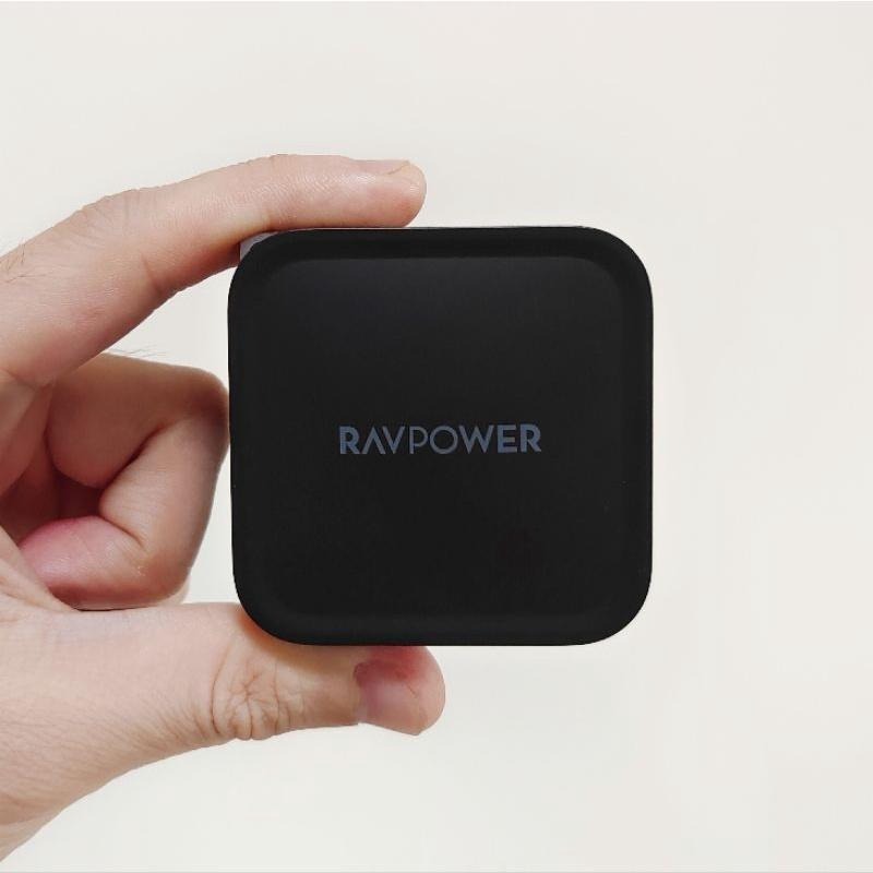 RAVPower GAN 65W PD 充電器 快充頭 充電頭 PD3.0 快充 1A1C 雙孔 USB-C 氮化鎵-細節圖2