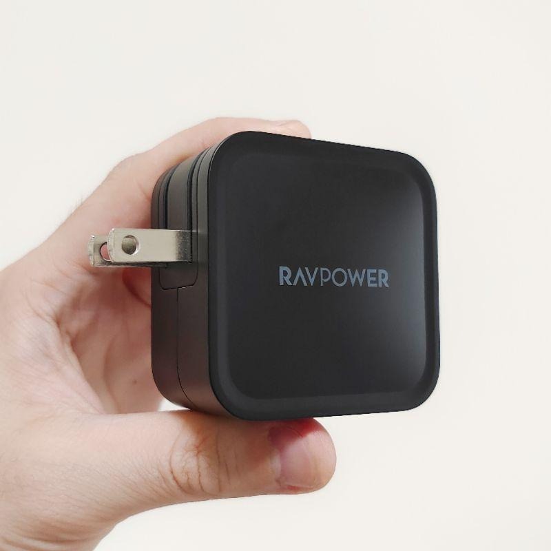 RAVPower GAN 65W PD 充電器 快充頭 充電頭 PD3.0 快充 1A1C 雙孔 USB-C 氮化鎵-細節圖5