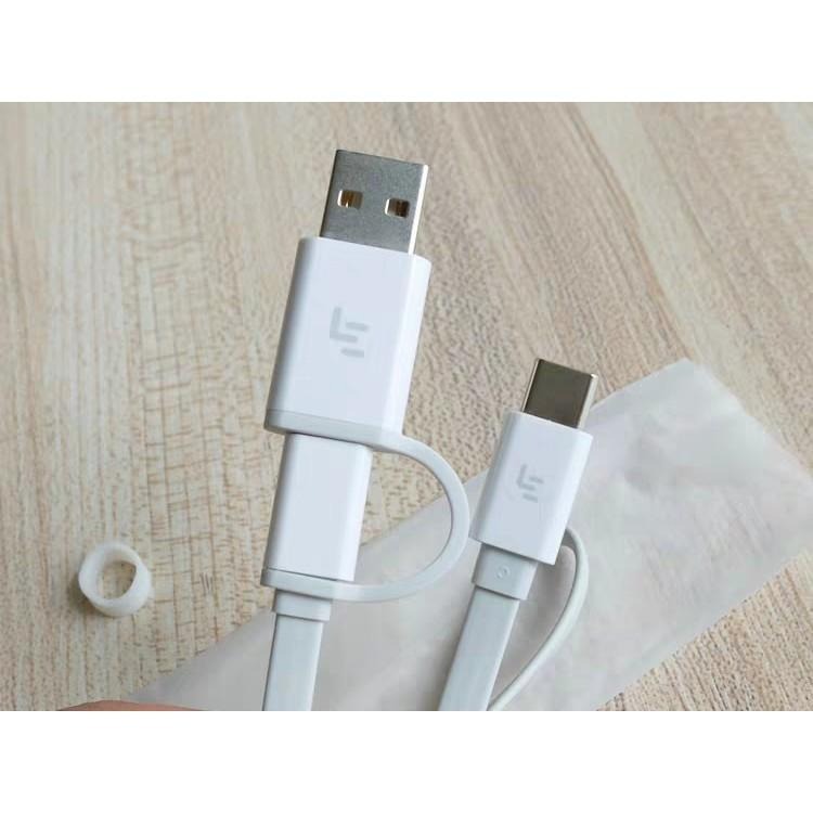 樂視 USB-A to USB-C to USB-C 短線 快充線 傳輸線 充電線 C to C Type--細節圖3