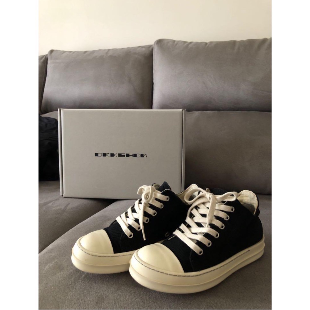 二手 “Rick Owens”DRKSHDW lows帆布-細節圖2