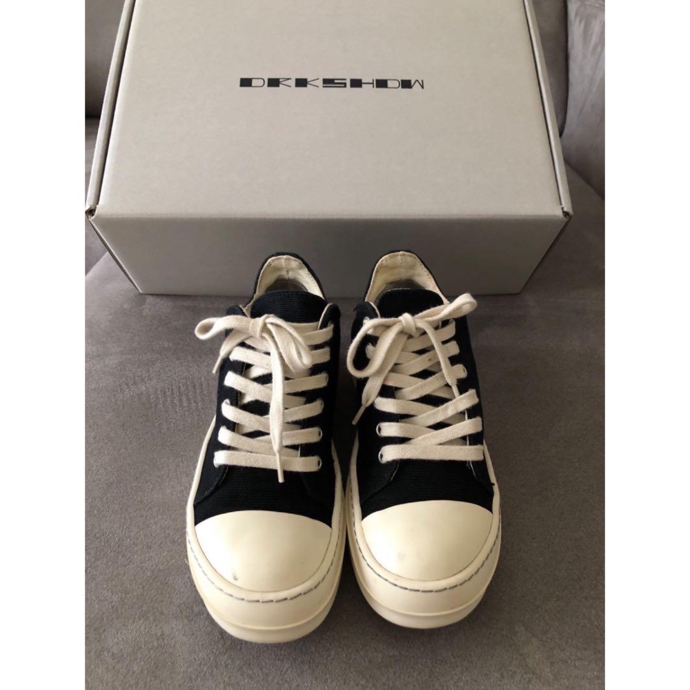 二手 “Rick Owens”DRKSHDW lows帆布-細節圖4