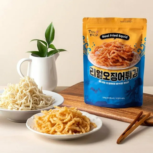 韓國 | Real Fried Squid 100%鮮炸真魷魚 下酒菜 休閒零食 追劇 香酥 炸魷魚