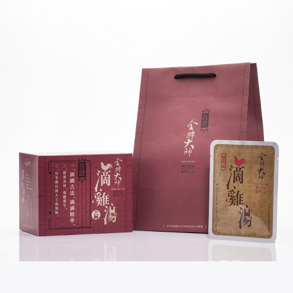 【金牌大師】 金牌大師 1盒 60ml/包 (/10包/盒)-細節圖2