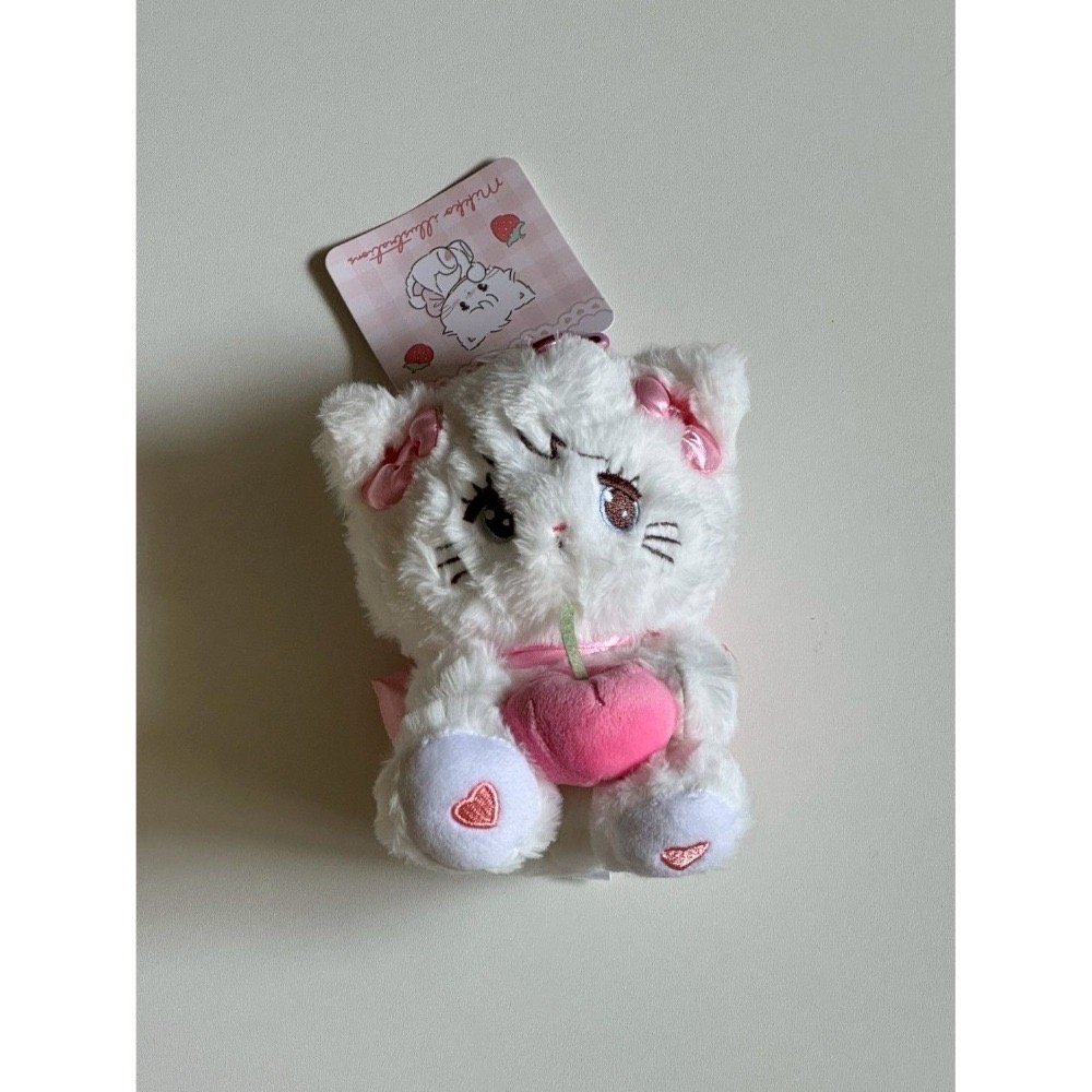 mikko illustrations 抱抱水果系列愛心扣吊飾娃娃-細節圖6