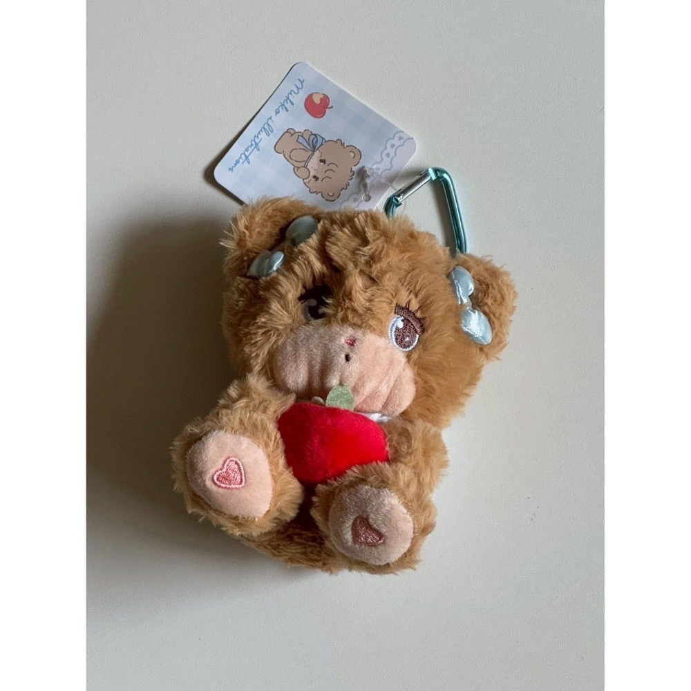 mikko illustrations 抱抱水果系列愛心扣吊飾娃娃-細節圖7