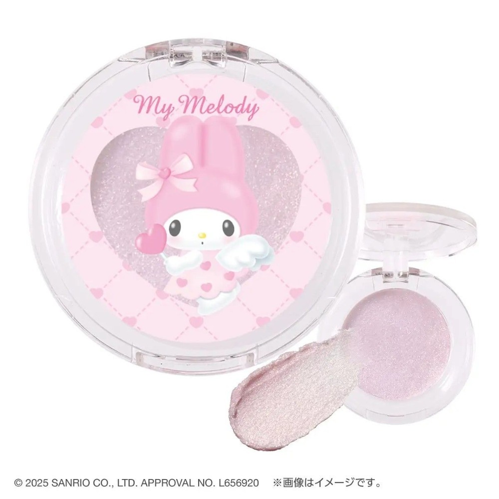 三麗鷗 夢天使 Pon de couleur 眼唇兩用彩妝盤 扭蛋 轉蛋-細節圖4