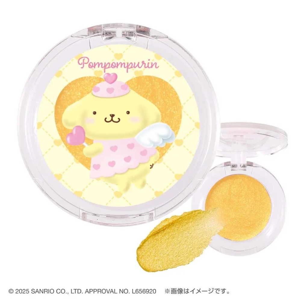 三麗鷗 夢天使 Pon de couleur 眼唇兩用彩妝盤 扭蛋 轉蛋-細節圖5