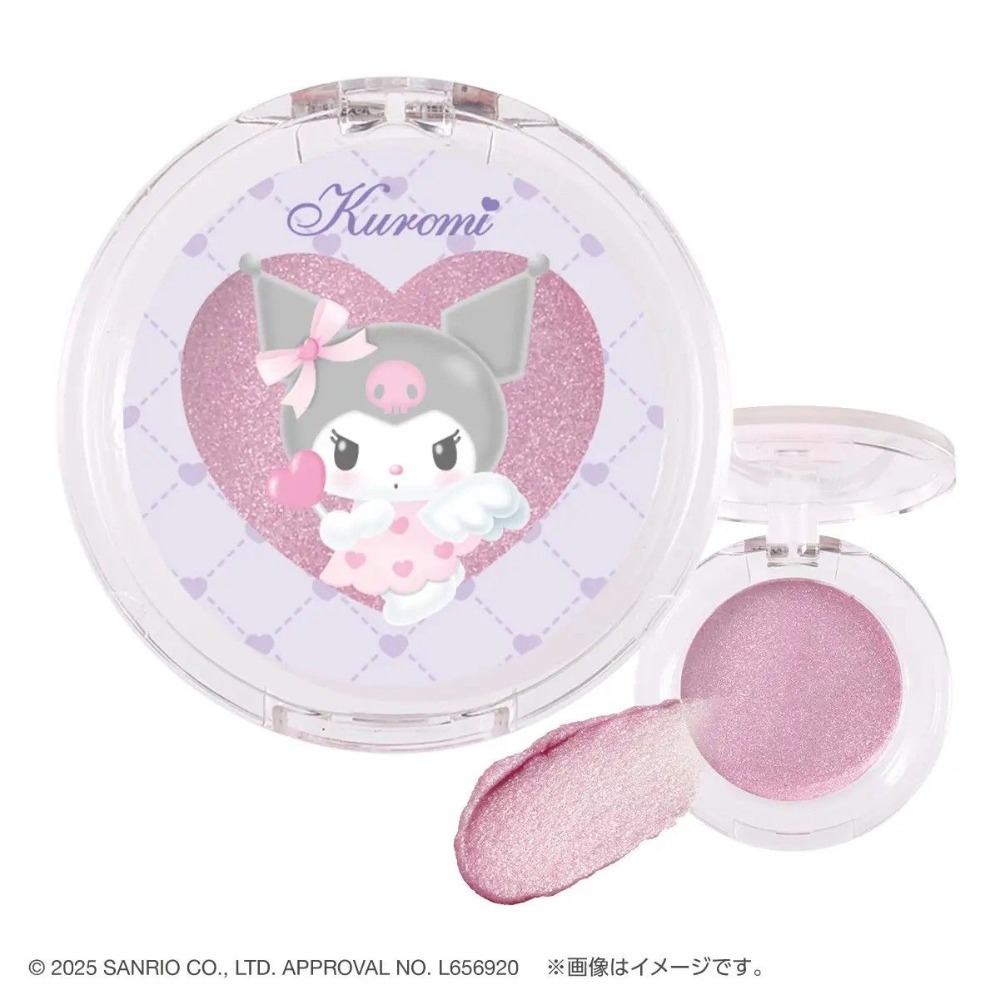 三麗鷗 夢天使 Pon de couleur 眼唇兩用彩妝盤 扭蛋 轉蛋-細節圖6