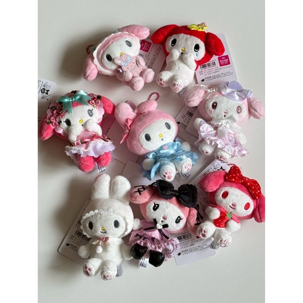 三麗鷗 Nakajima 美樂蒂50周年系列吊飾娃娃-細節圖2