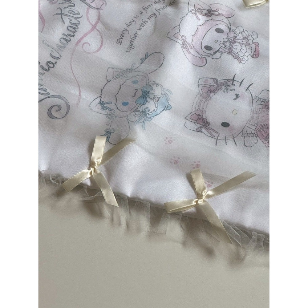 白貓芭蕾 蕾絲手提袋/束口袋-細節圖4