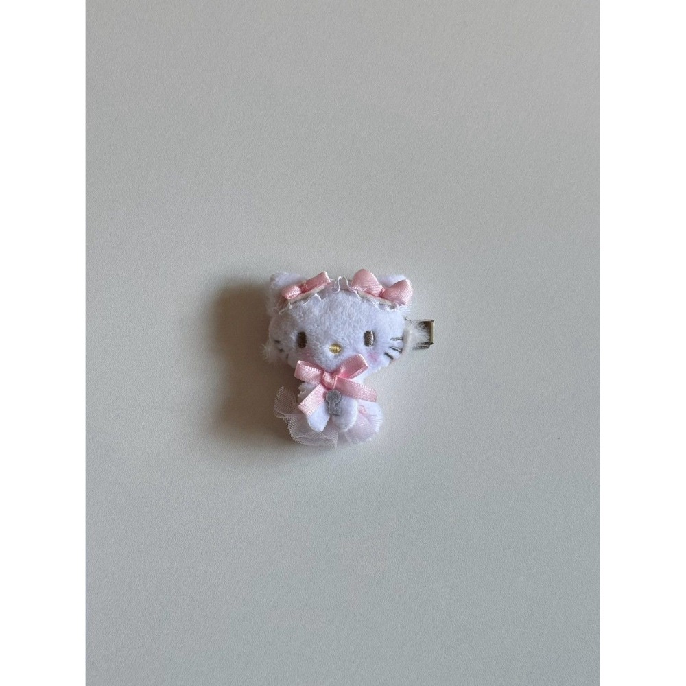 三麗鷗 白貓芭蕾系列 毛絨髮夾-細節圖8