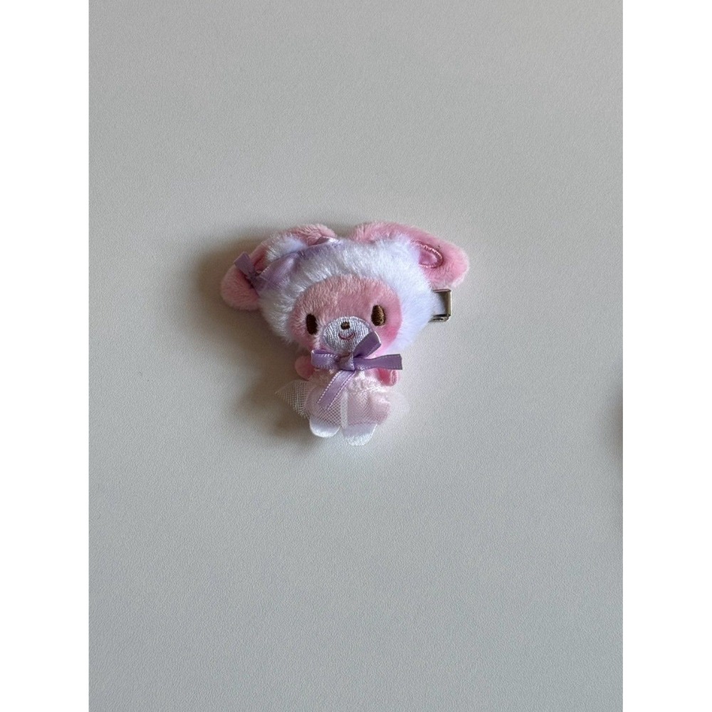 三麗鷗 白貓芭蕾系列 毛絨髮夾-細節圖9
