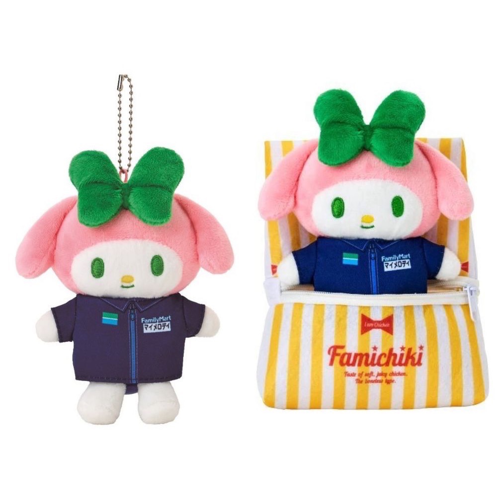 三麗鷗 日本全家聯名限定 炸雞吊飾娃娃 凱蒂 美樂蒂 布丁狗 帕恰狗 📒🥧-規格圖2