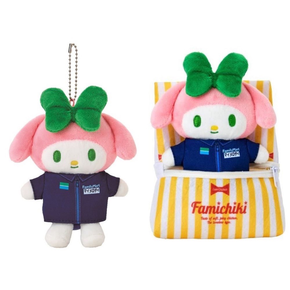 三麗鷗 日本全家聯名限定 炸雞吊飾娃娃 凱蒂 美樂蒂 布丁狗 帕恰狗 📒🥧-規格圖2