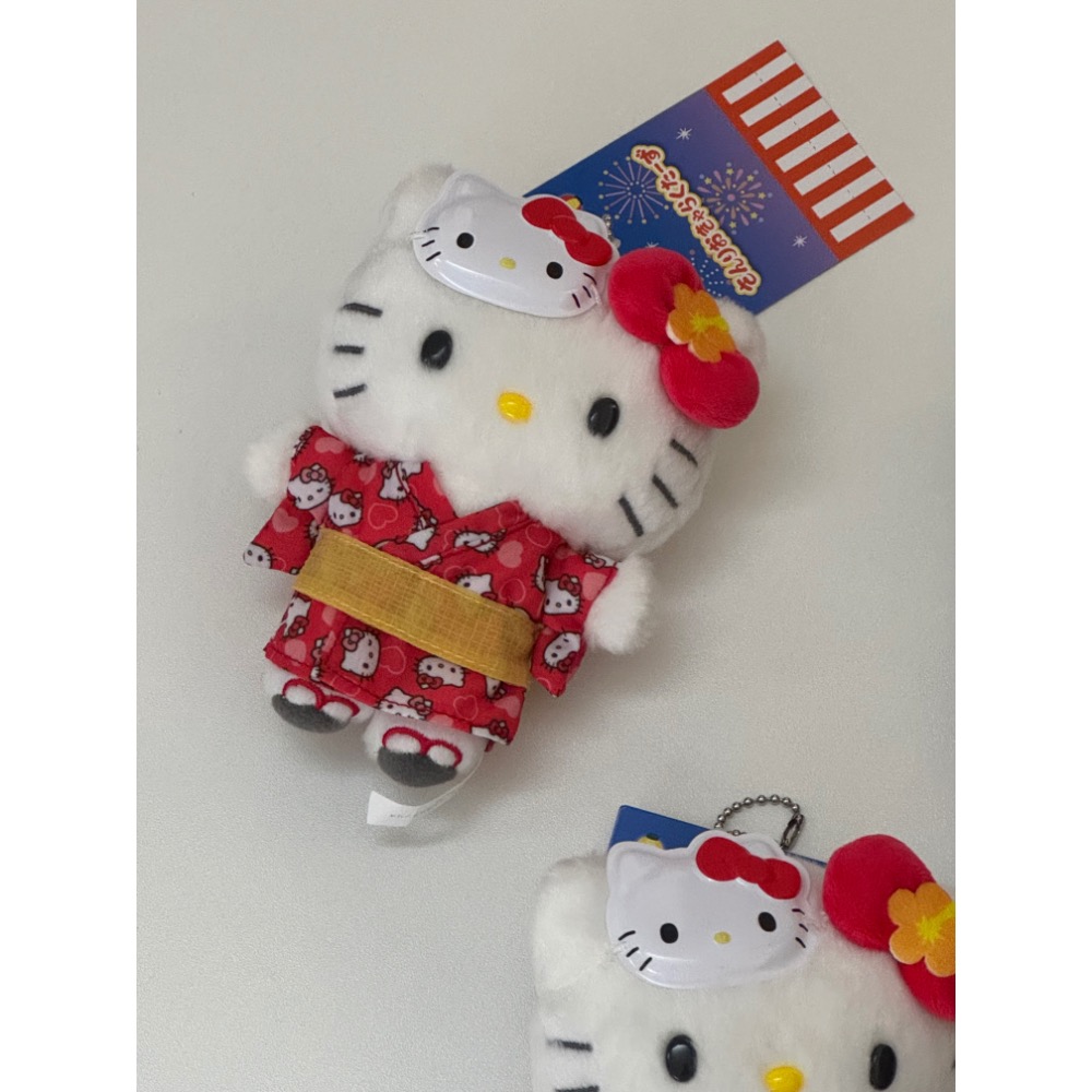 三麗鷗 夏日浴衣系列吊飾娃娃 凱蒂 酷洛米 🥌🎆-規格圖2