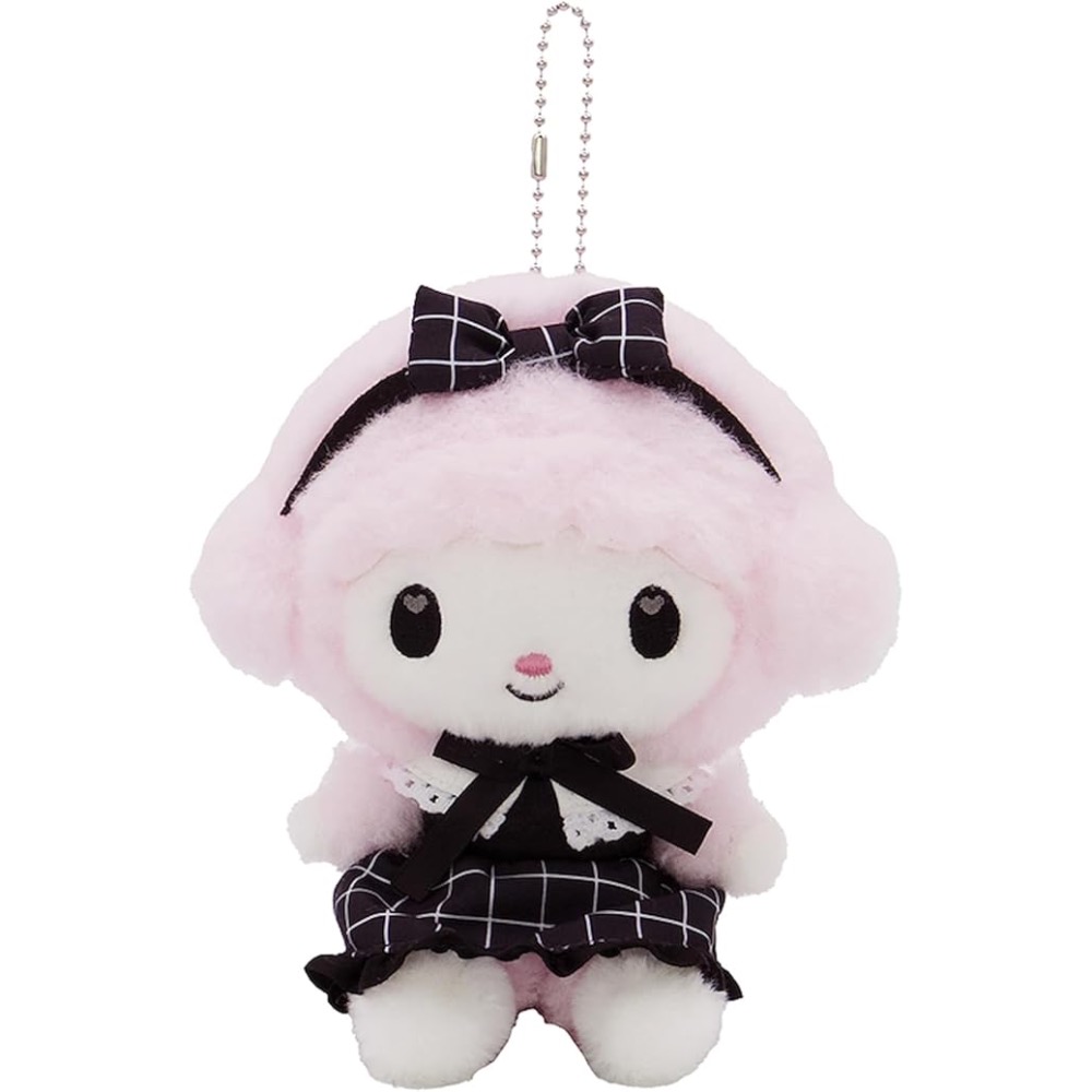 NAKAJIMA 三麗鷗 Black Graph系列吊飾娃娃 酷洛米 美樂蒂 彼安諾 🍆🎱-規格圖1