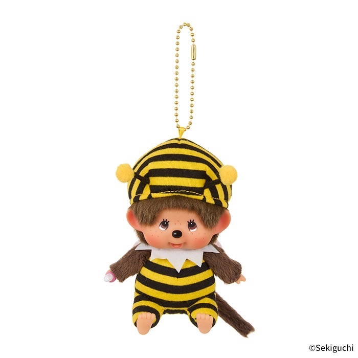 Monchhichi 夢奇奇 昆蟲系列吊飾娃娃 蜜蜂 🍀🥠-細節圖3