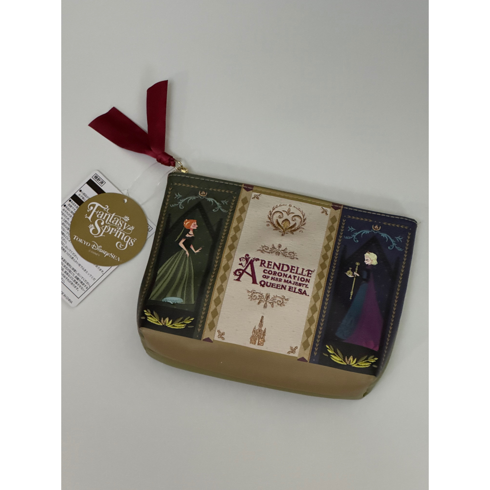 東京迪士尼海洋園區限定 冰雪奇緣 化妝包 🔑🎙️-細節圖2