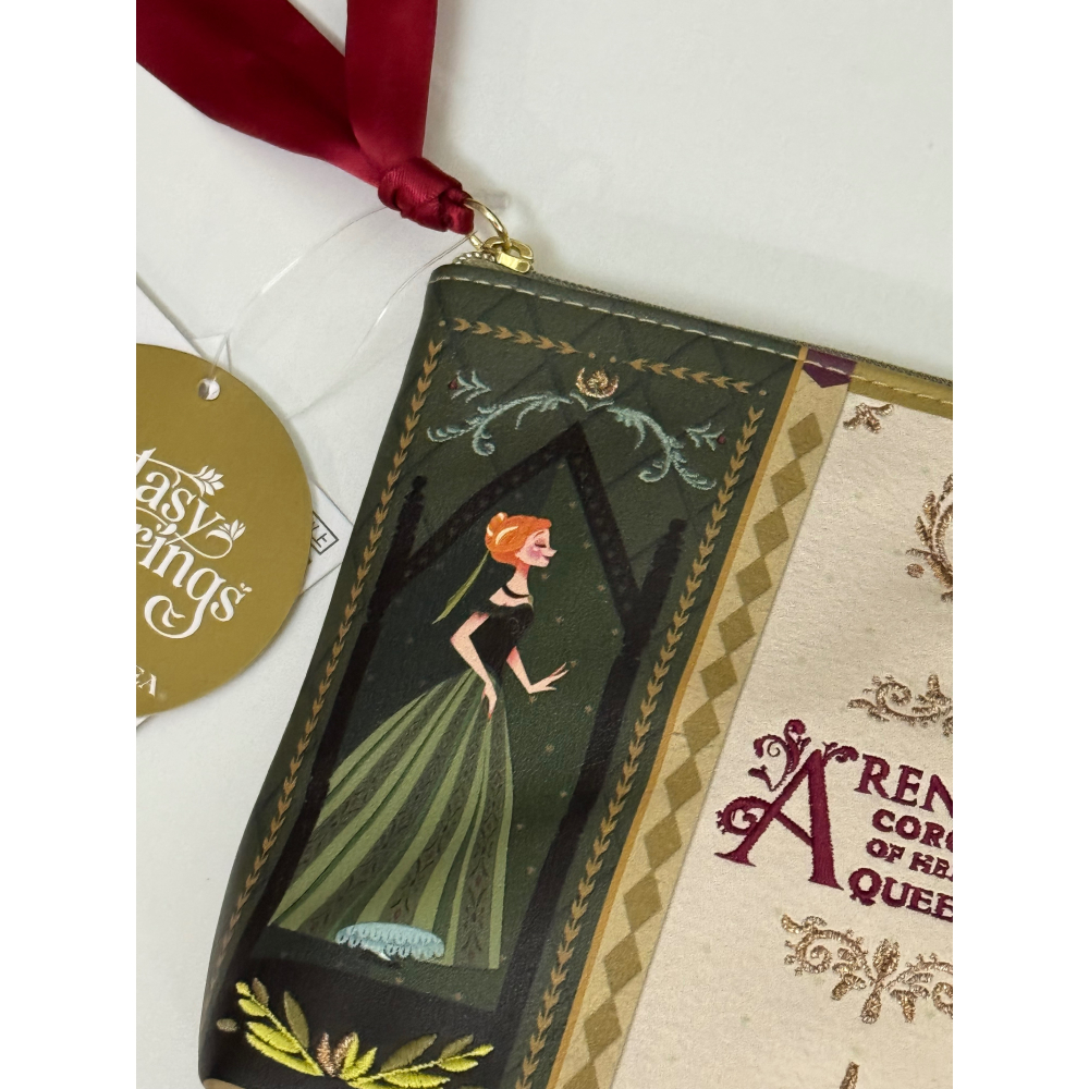 東京迪士尼海洋園區限定 冰雪奇緣 化妝包 🔑🎙️-細節圖3