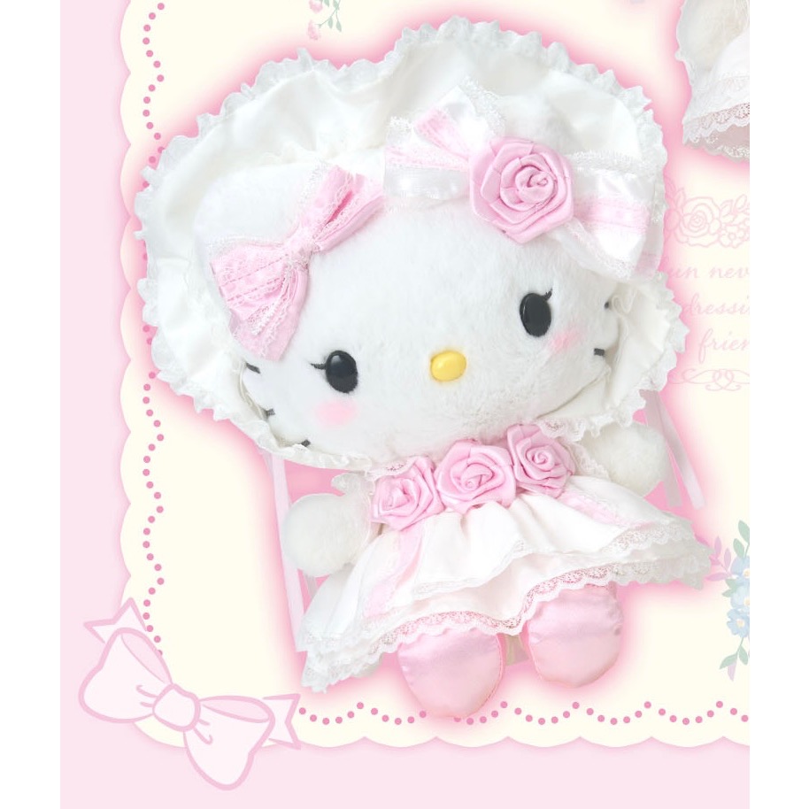 三麗鷗 純白花嫁娃娃 凱蒂 美樂蒂 🐱♾️-規格圖1