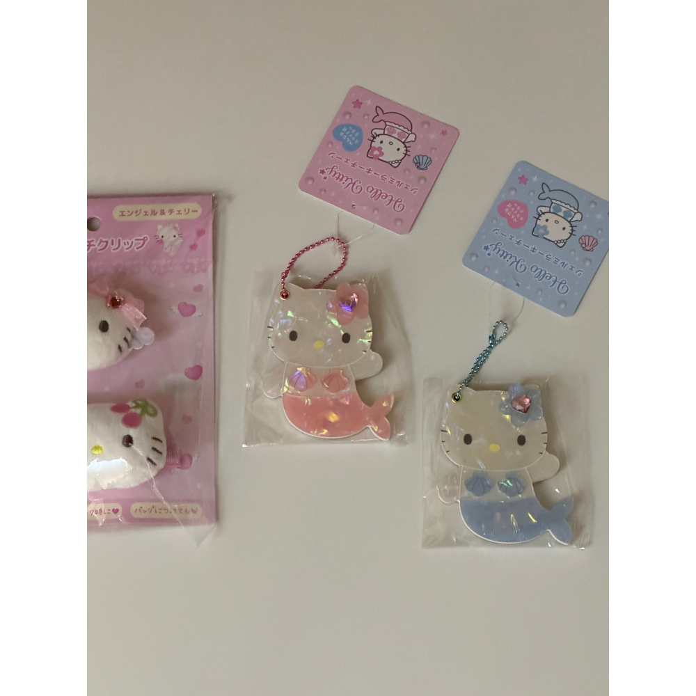 NIC 三麗鷗 Hello Kitty 美人魚貝殼滑蓋鏡子吊飾 🏉⛲️-細節圖2