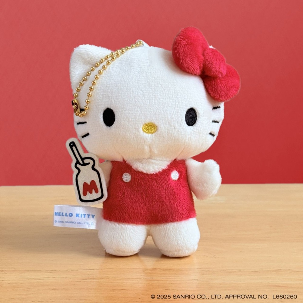 NAKAJIMA 三麗鷗 Hello Kitty經典系列 吊飾娃娃 🩵🍎-規格圖1