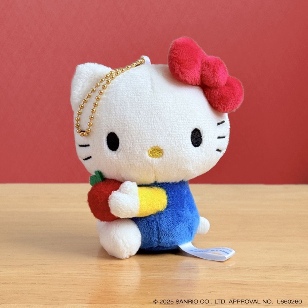 NAKAJIMA 三麗鷗 Hello Kitty經典系列 吊飾娃娃 🩵🍎-規格圖1