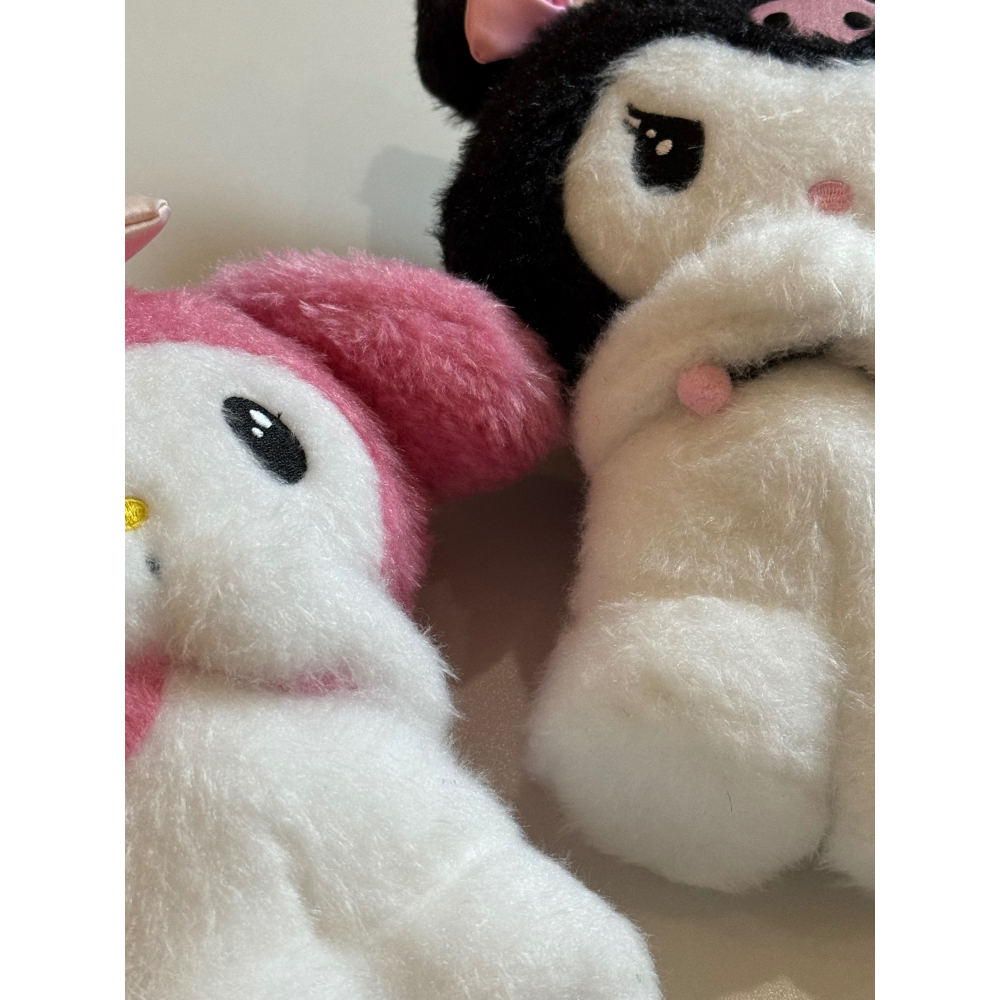 三麗鷗 Nakajima 毛茸茸站姿娃娃 美樂蒂 🩳🍳-細節圖3