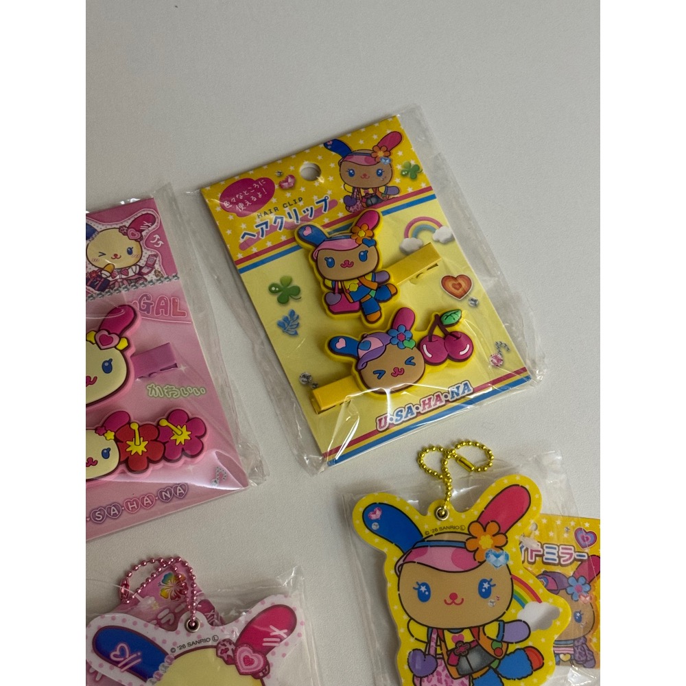 三麗鷗 花小兔 髮夾 黃色出遊 🐡☂️-細節圖2