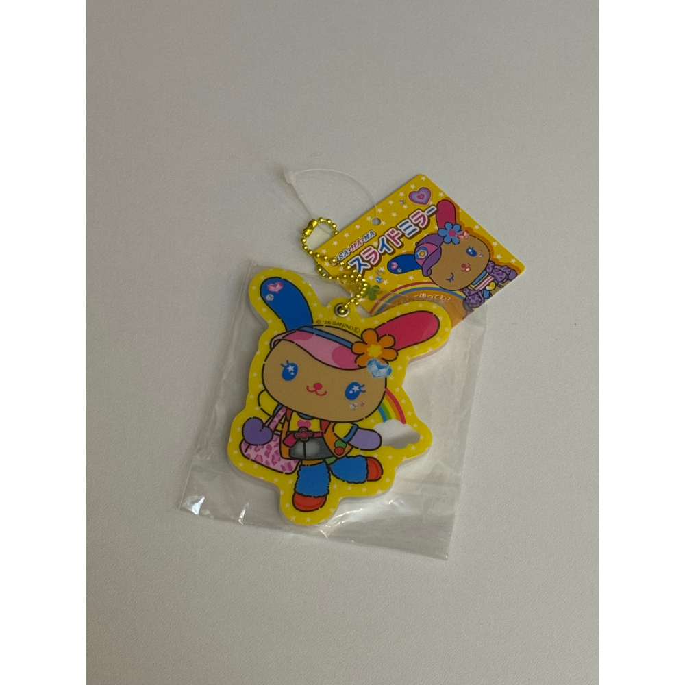 三麗鷗 花小兔 滑蓋鏡子吊飾 黃色出遊 🦹🏿‍♀️🐤-細節圖2